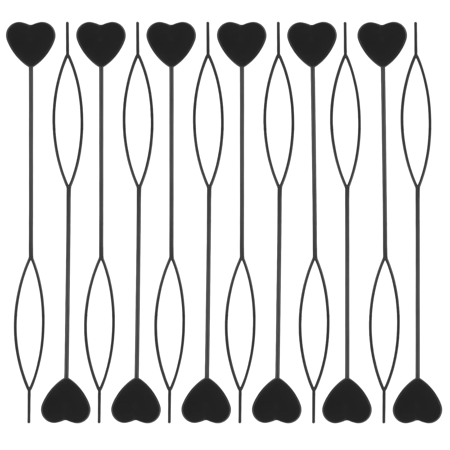 12PCS Hair Beader Tool for Hair Braids, Loading Beads on Hair Braids Beader Tool Quick Automatic Beads Loader Black Hair Bead Maker Threading Applicator Set for Hair Tail Ponytail Styling Maker