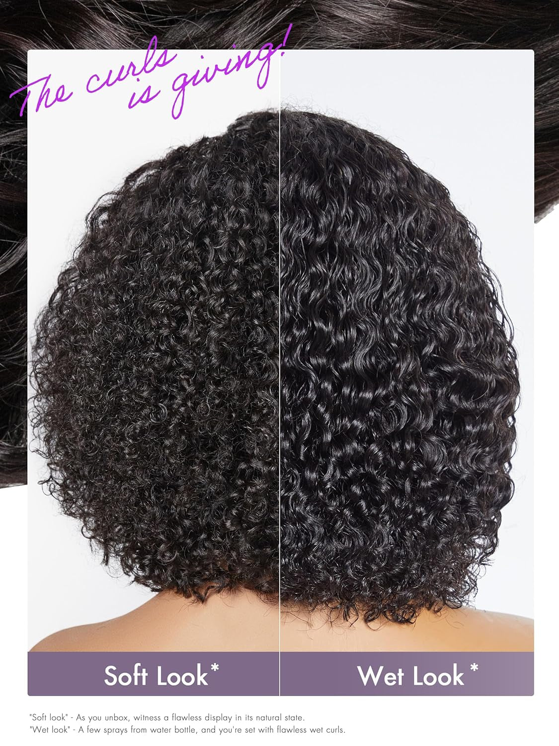 12'' Glueless HD Curly Wig Human Hair Pre Cut Lace Wig, Real HD Lace Short Curly Bob Wigs 180 Density Human Hair Pre Plucked Bleached Knots Pre Cut