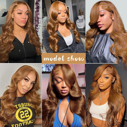 26 Inch Body Wave Lace Front Wig Human Hair 5X5 HD Lace Front Curly Human Hair Wig Pre Plucked Brazilian 180 Density Glueless Frontal Wigs for Black Women