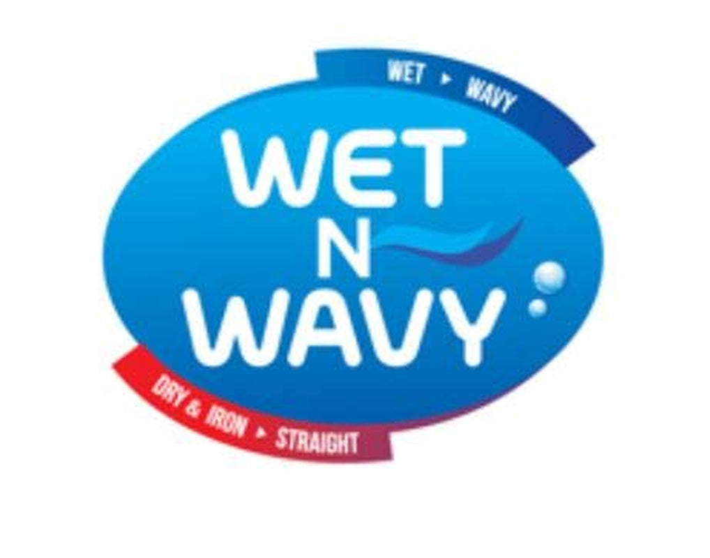 100% Brazilian Human Hair Layered Wavy & Straight Two in One Medium Length Center Part Style Band inside Cap Tightly Secure - HH WET N WAVY TRULY (1)