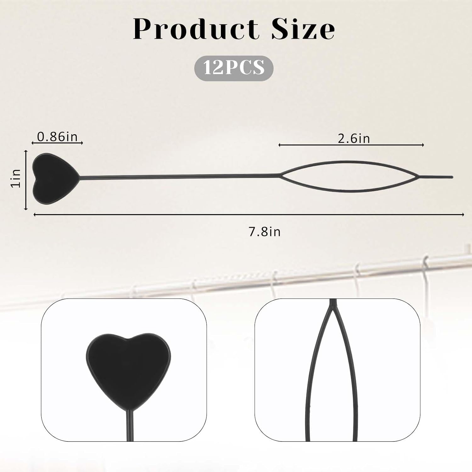 12PCS Hair Beader Tool for Hair Braids, Loading Beads on Hair Braids Beader Tool Quick Automatic Beads Loader Black Hair Bead Maker Threading Applicator Set for Hair Tail Ponytail Styling Maker