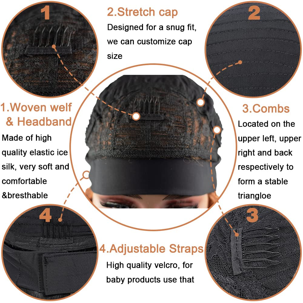 #30 Brown Headband Wig Human Hair Machine Made Curly Wave Headband Wig for Black Women 150% Density None Lace Wig Brazilian Virgin Hair Grade 8A Reddish Brown Headband Wig Human Hair 30 Inch