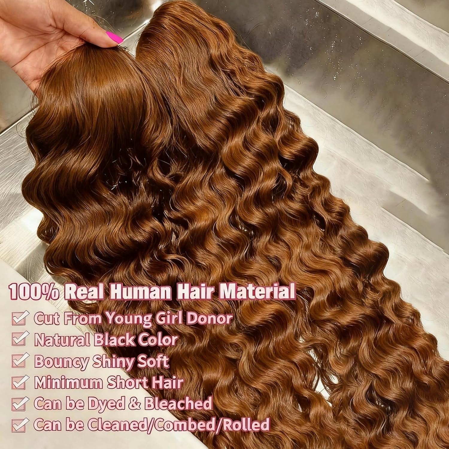 26 Inch Body Wave Lace Front Wig Human Hair 5X5 HD Lace Front Curly Human Hair Wig Pre Plucked Brazilian 180 Density Glueless Frontal Wigs for Black Women