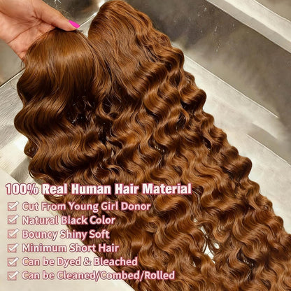 26 Inch Body Wave Lace Front Wig Human Hair 5X5 HD Lace Front Curly Human Hair Wig Pre Plucked Brazilian 180 Density Glueless Frontal Wigs for Black Women